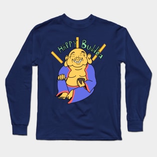 Happy Buddha Long Sleeve T-Shirt